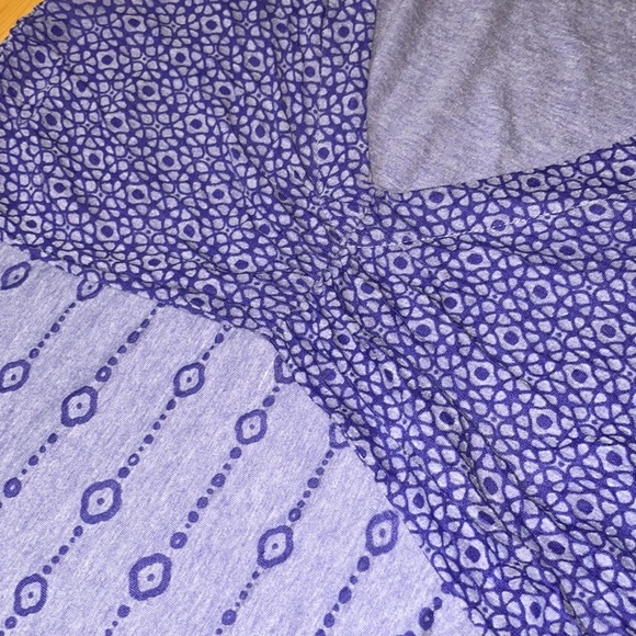 Athleta Dhara periwinkle purple blue cap sleeve dress size medium tall, LN - Picture 4 of 6